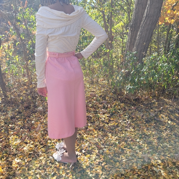 1970s Pink First Edition Skirt - Picture 3 of 10